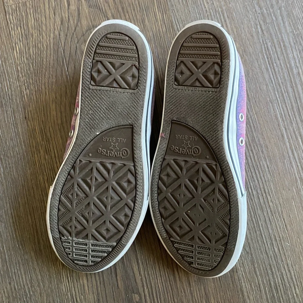 Converse Pink and White Canvas Sneakers